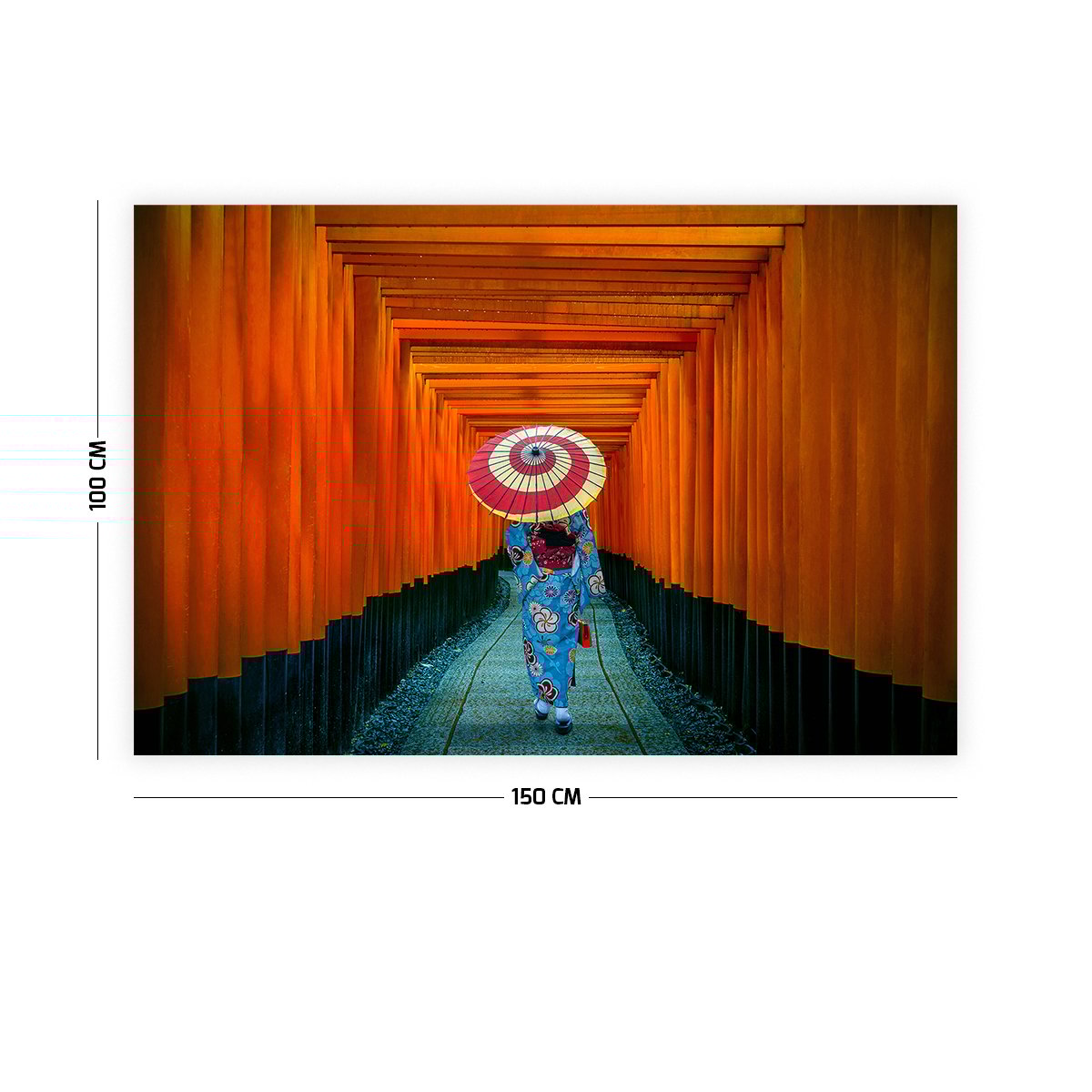 Uzakdoğu Kadın Duvar Örtüsü