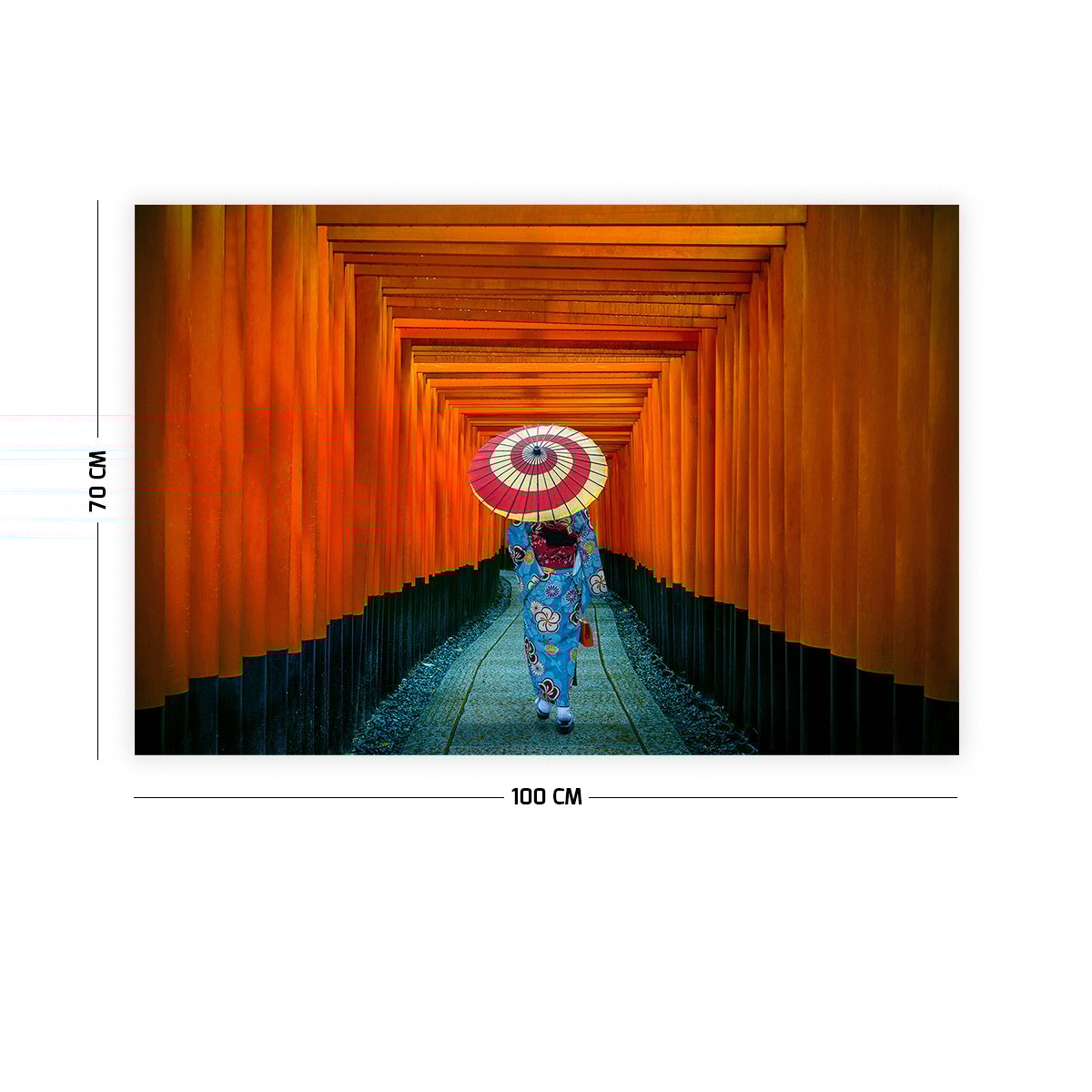 Uzakdoğu Kadın Duvar Örtüsü