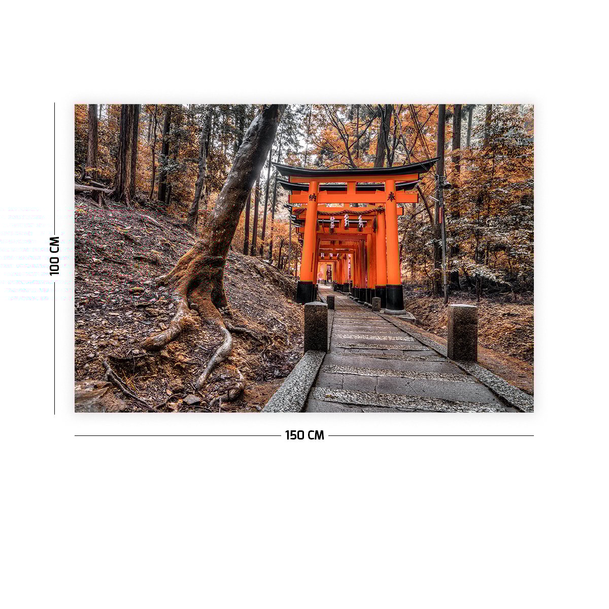 Uzakdoğu Manzaralı Duvar Örtüsü