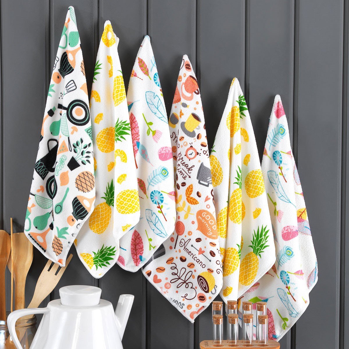 Vagonik Baskılı Mikrofiber Temizlik Bezi