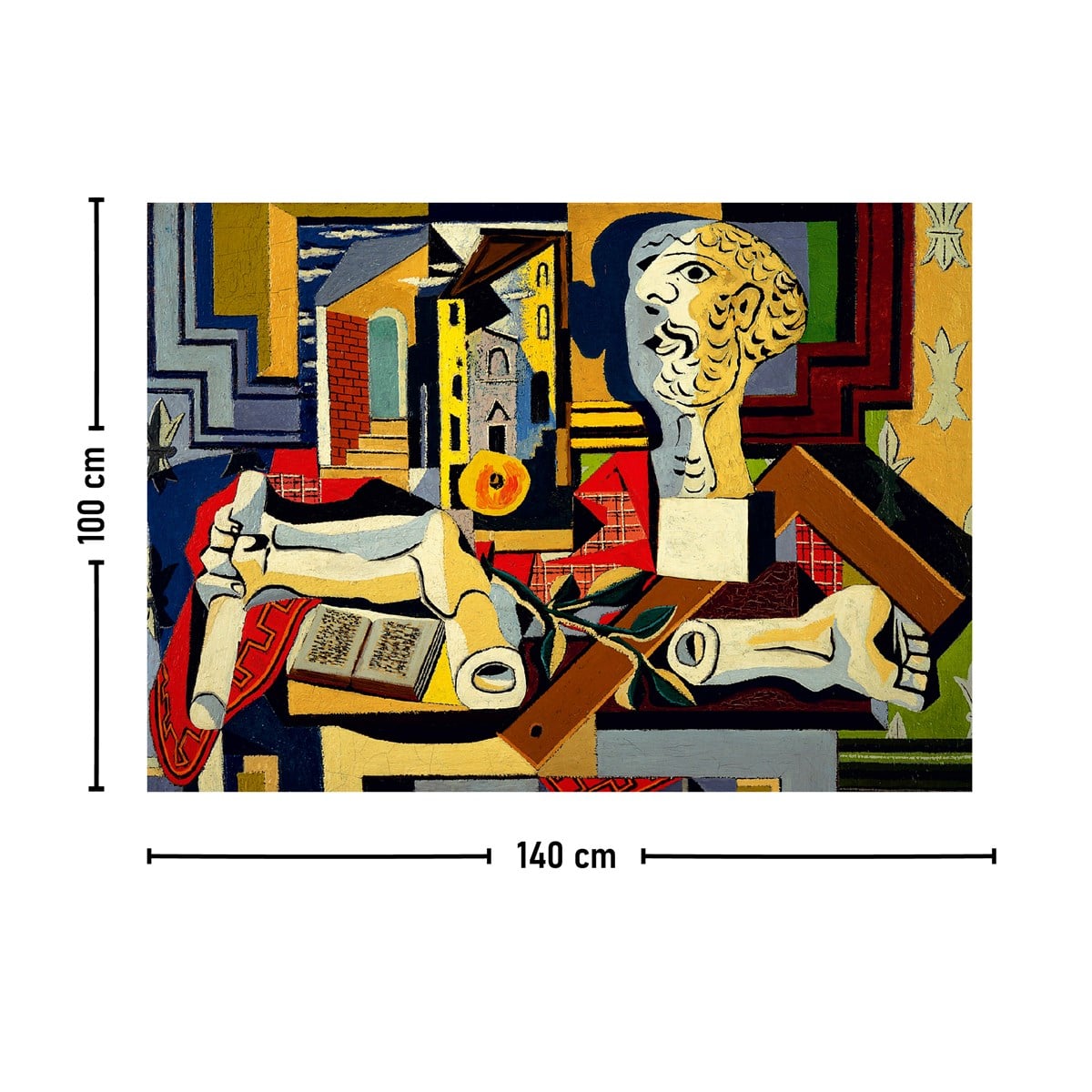 Vagonik Pablo Picasso Stüdyoda Duvar Örtüsü Halısı 140x100 Cm-70x100 Cm
