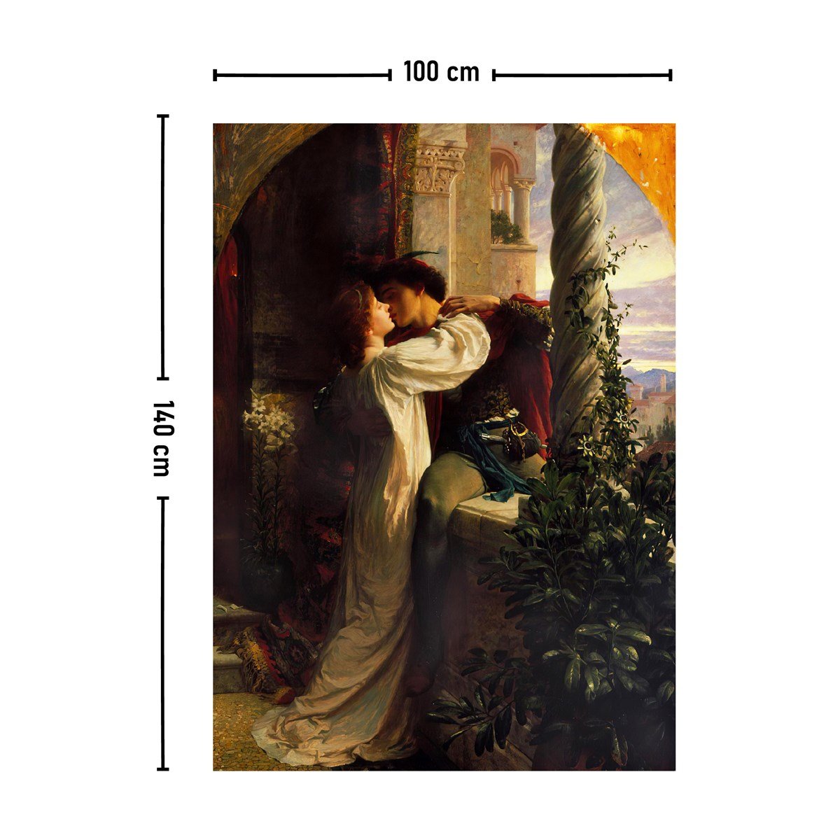 Vagonik Romeo Ve Juliet Duvar Örtüsü Halısı 70x100, 100x140 Cm