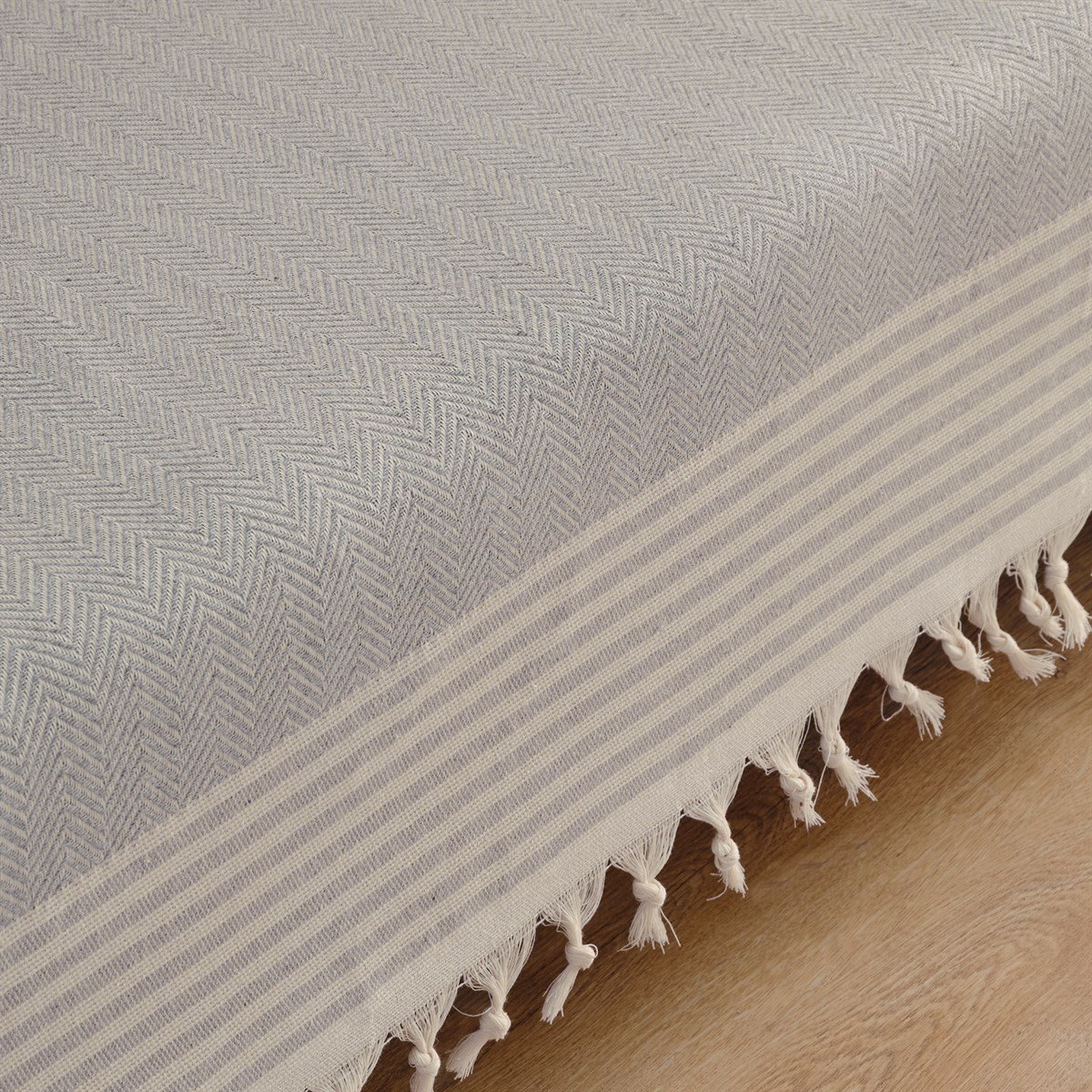 Vagonik Sofia Koltuk Örtüsü 115x200 cm Gri