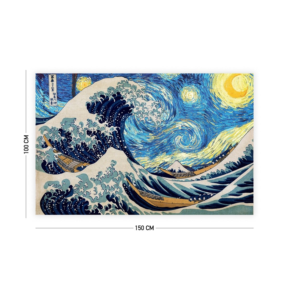 Vagonik Van Gogh Ayçiçekleri Duvar Örtüsü Halısı 140 X 100 Cm-70x100 Cm