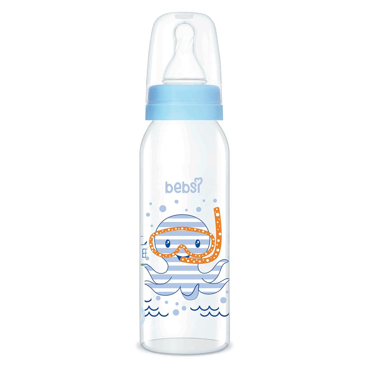 Wee Baby Klasik Cam Biberon 250 ml-Mavi