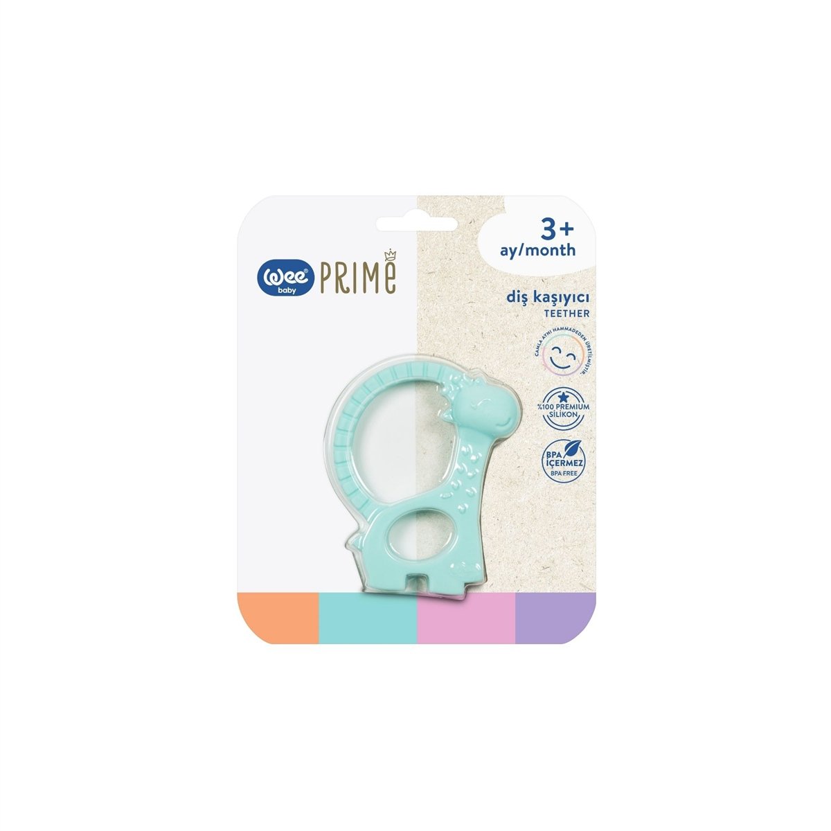 Wee Baby Prime Diş Kaşıyıcı Mavi