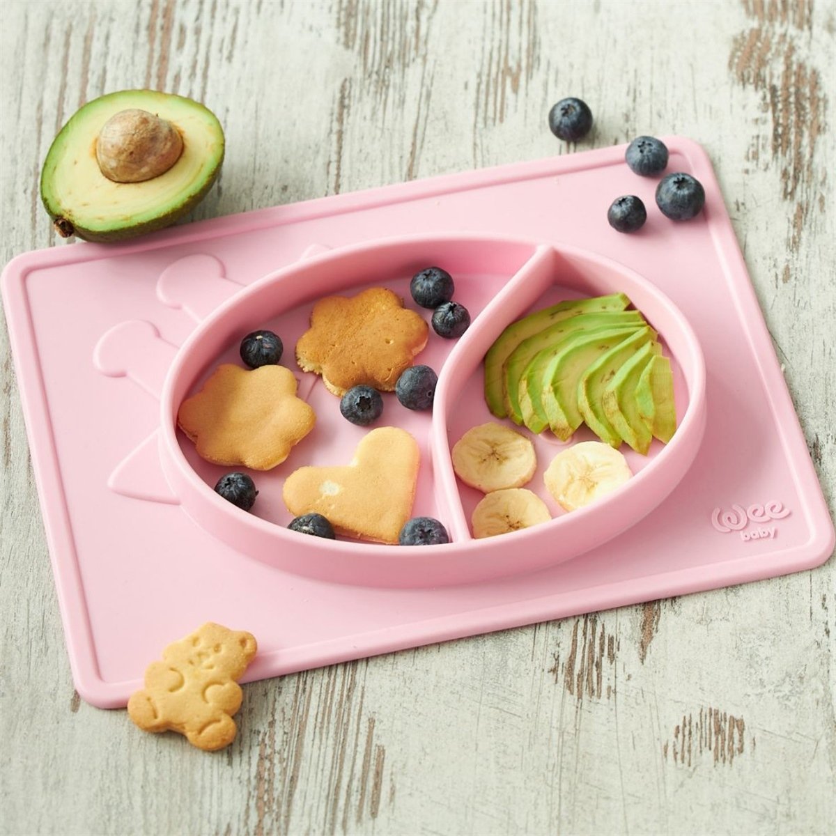 Wee Baby Prime Matlı Tabak Pembe