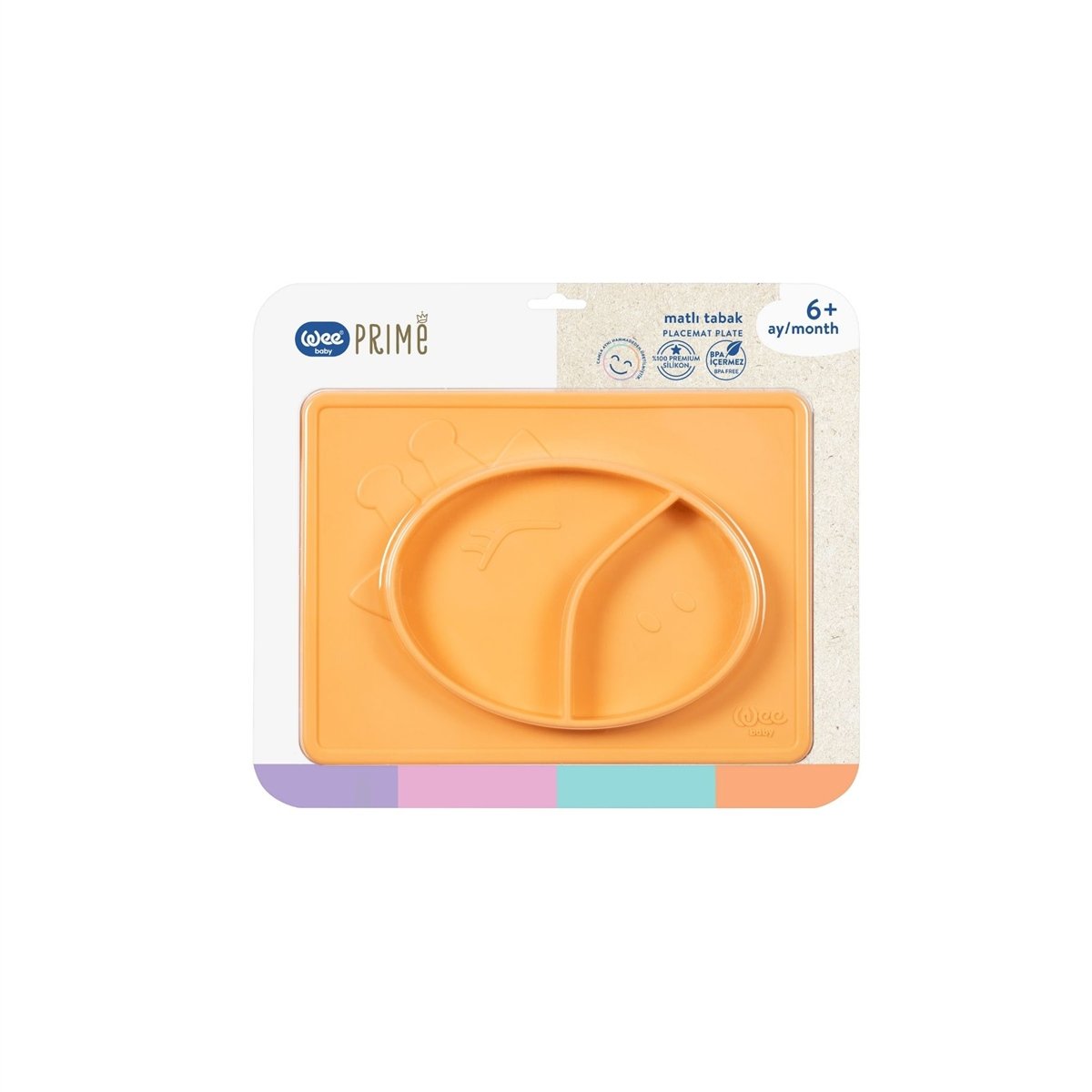 Wee Baby Prime Matlı Tabak Turuncu