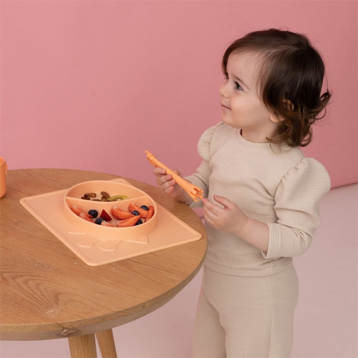 Wee Baby Prime Matlı Tabak Turuncu