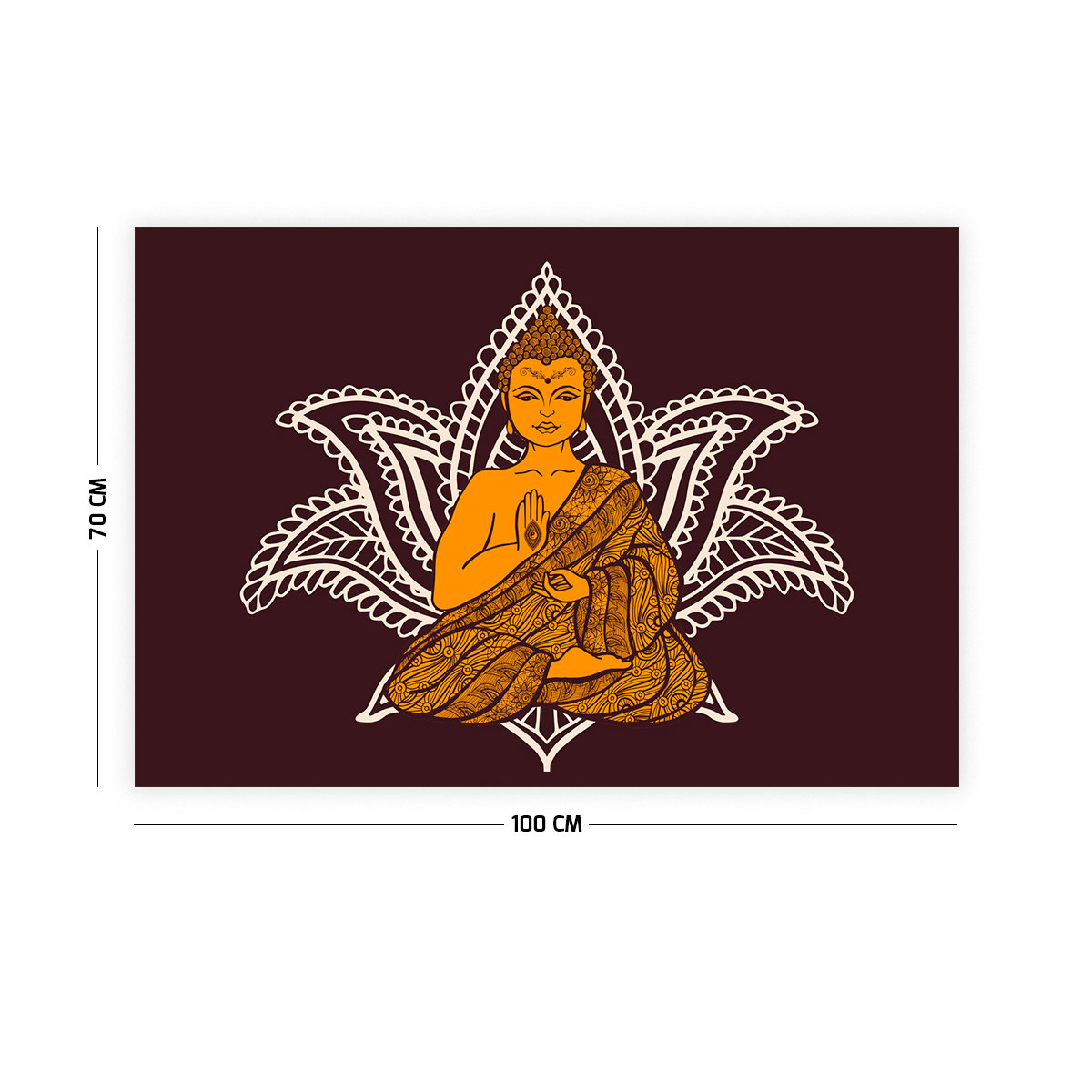 Yoga Buddha Duvar Örtüsü