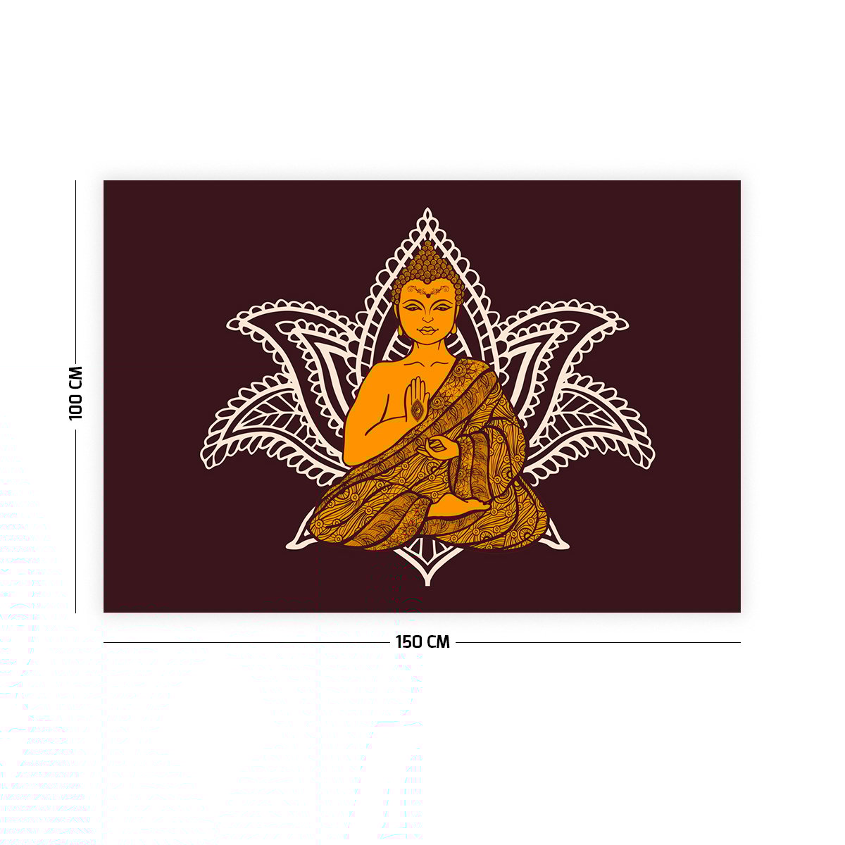 Yoga Buddha Duvar Örtüsü