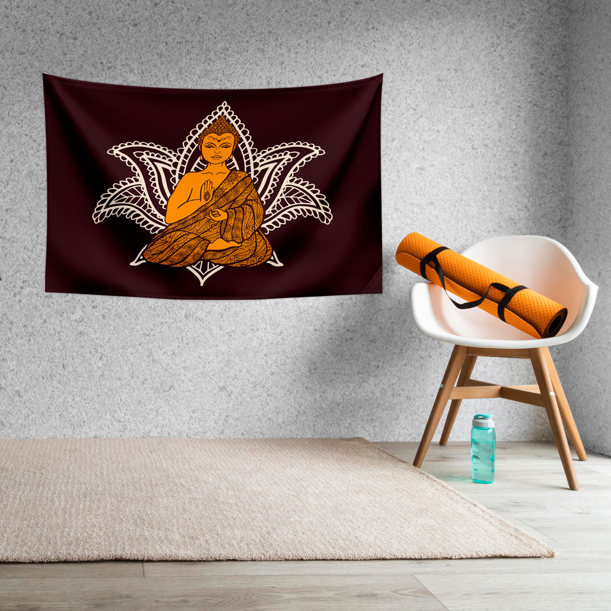 Yoga Buddha Duvar Örtüsü