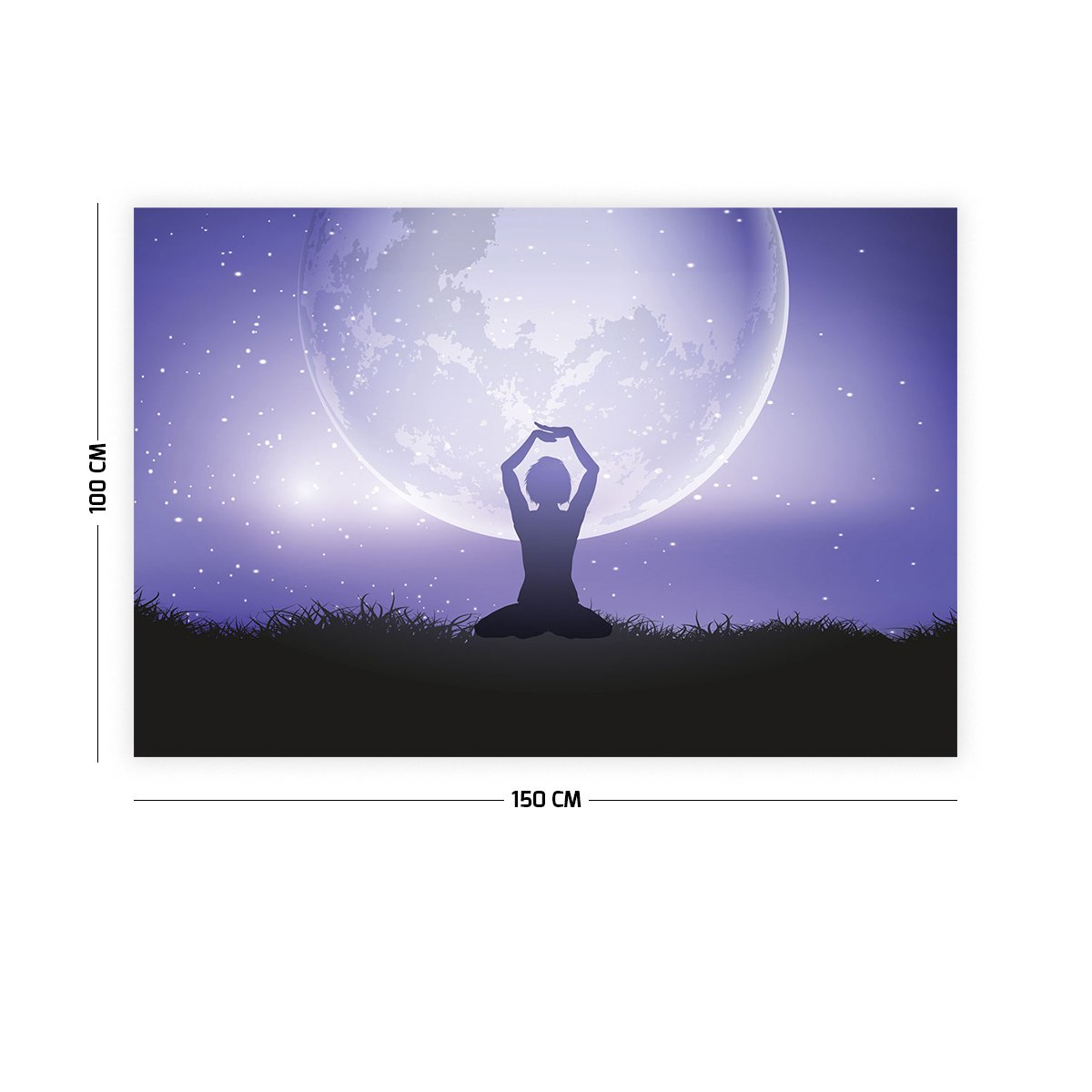 Yoga Dolunay Duvar Örtüsü