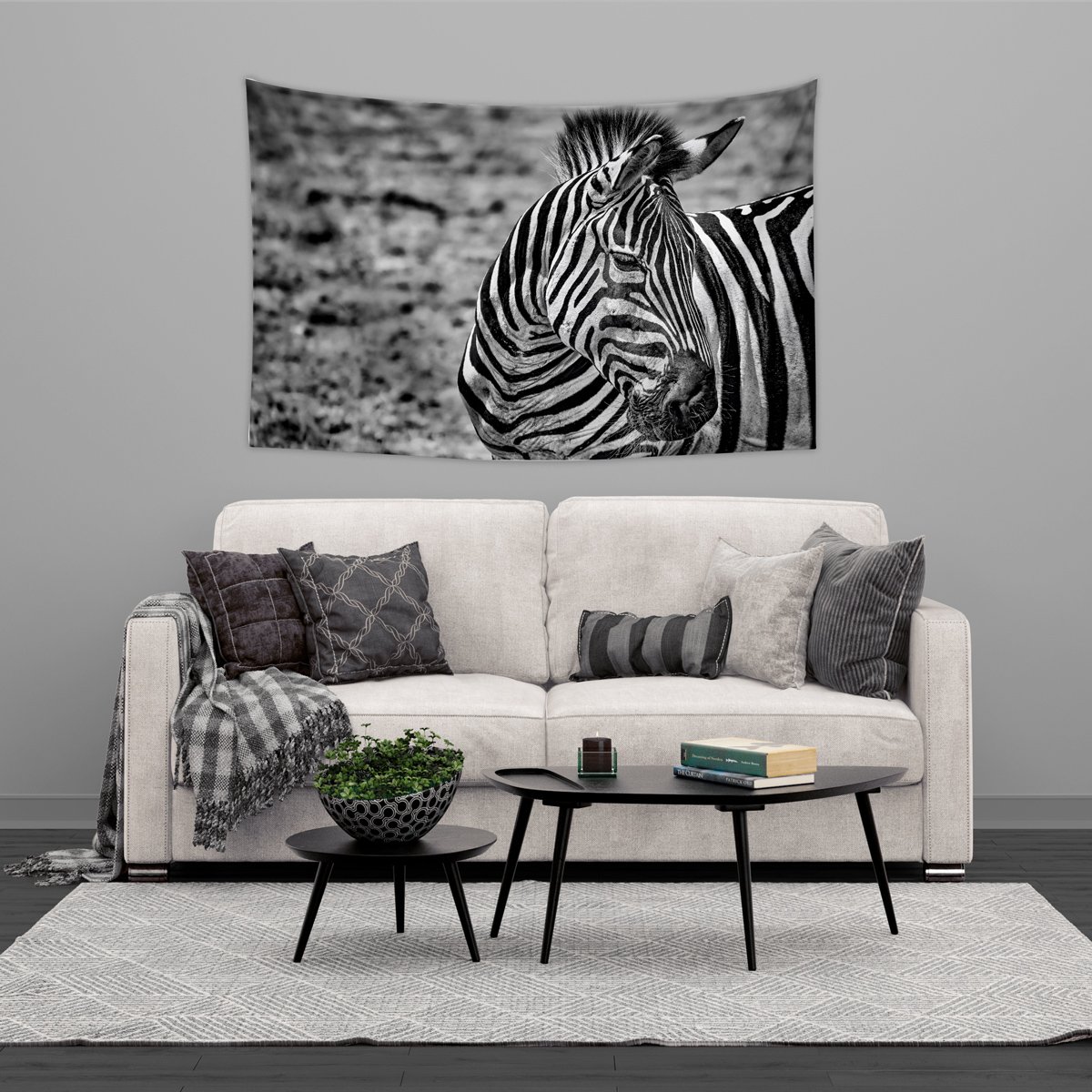 Zebra Duvar Örtüsü