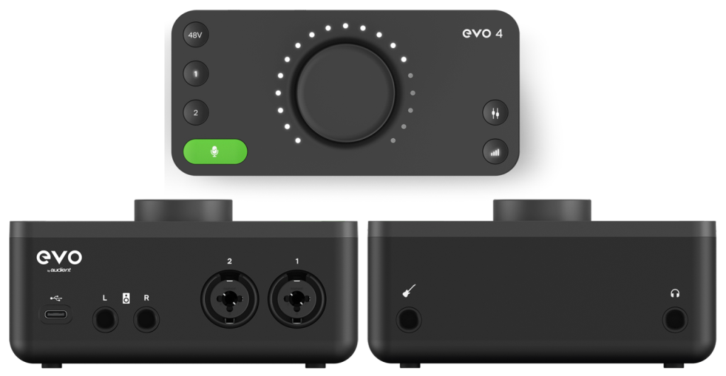 Audient Evo Start Recording Bundle Yüksek Kalite USB-C Ses Kartı