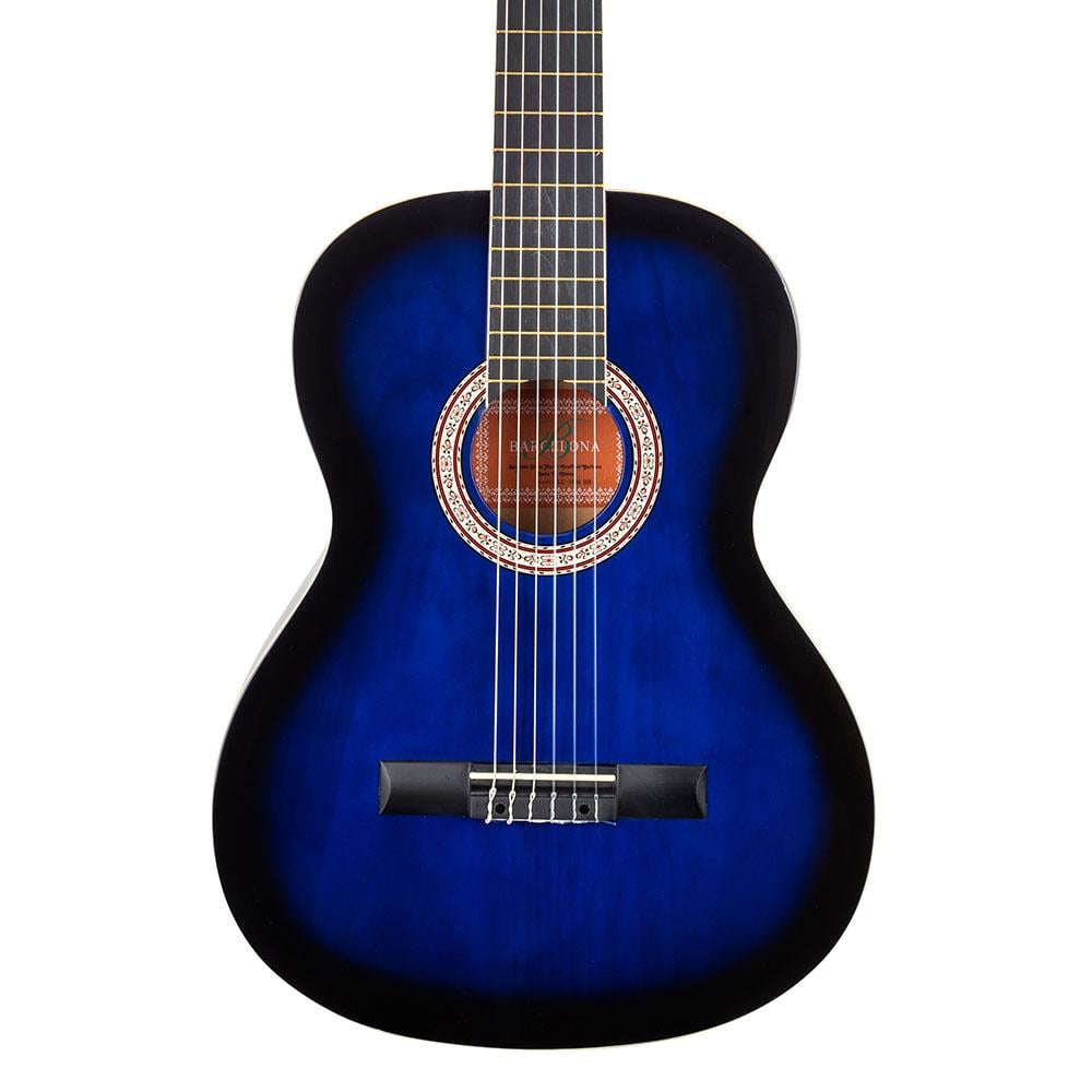 BARCELONA LC 3900 BB Mavi Siyah Klasik Gitar (KILIF+PENA)