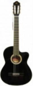 Barcelona LC 3900 CBK Cutaway Siyah Klasik Gitar KILIF+PENA