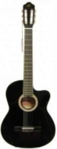 Barcelona LC 3900 CBK Cutaway Siyah Klasik Gitar KILIF+PENA