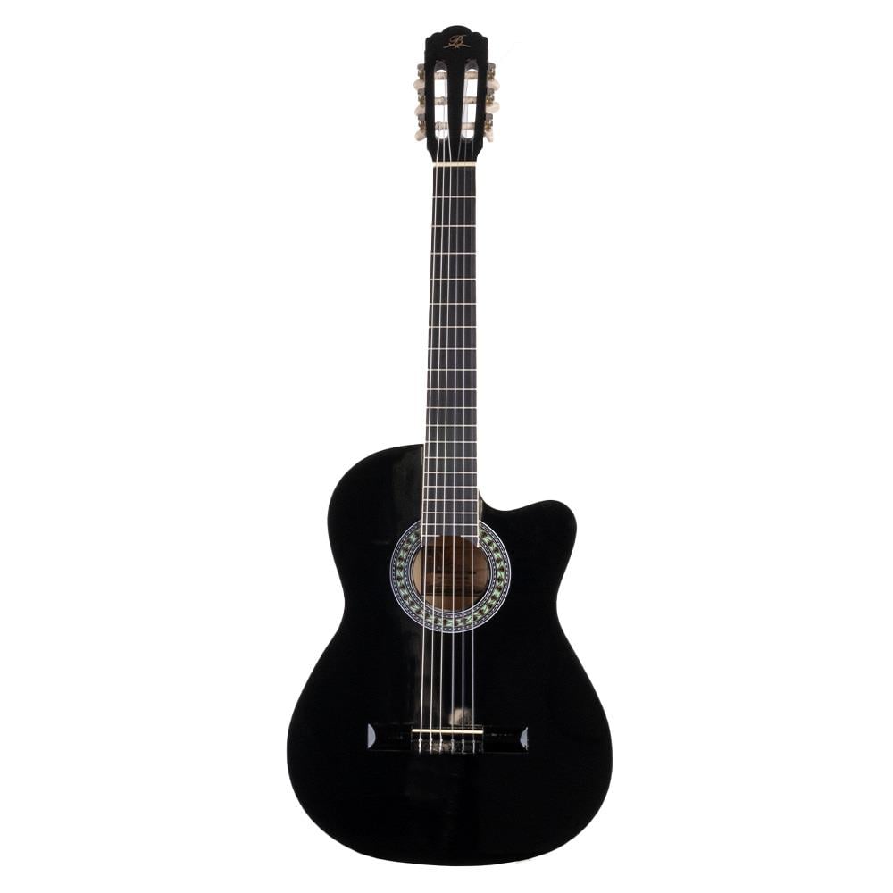 Barcelona LC 3900 CBK Cutaway Siyah Klasik Gitar KILIF+PENA