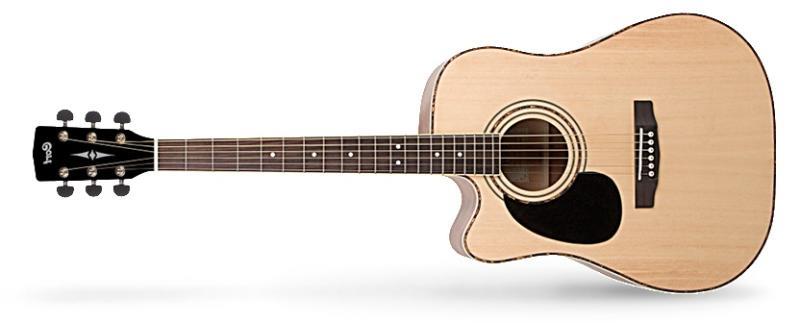 CORT AD880CELHNS Solak Elektro Akustik Gitar (Full Takım)
