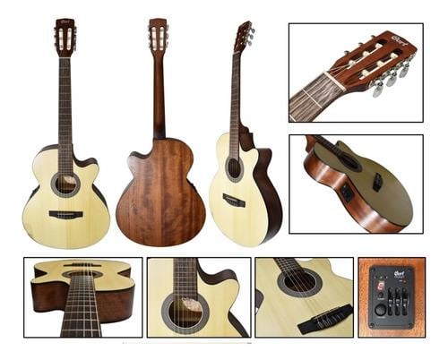 CORT CEC1 OPW Elektro Klasik Gitar (ORİJİNAL KILIF+JAK+ASKI+PENA)