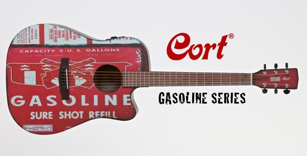 CORT GASOLINE2BKS Elektro Akustik Gitar