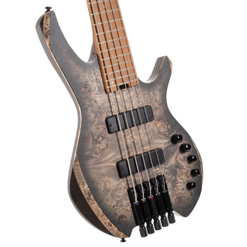 Cort Space5sdb Bas Gitar, Headless, 5 Telli, Star Dust Black