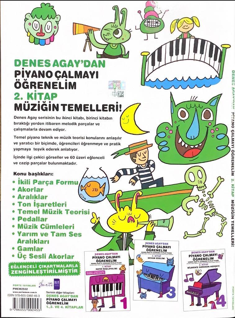 Denes Agay'dan Piyano Çalmayı Öğrenelim 2. Kitap