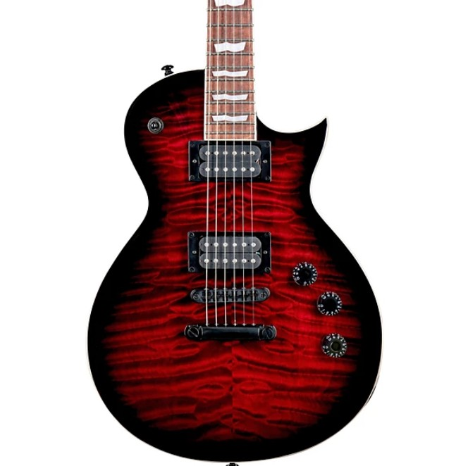 ESP LTD EC-256QM See Thru Black Cherry Sunburst Elektro Gitar