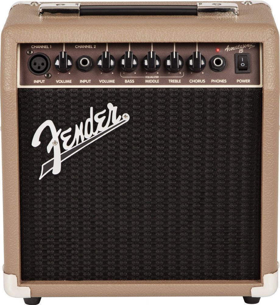 Fender Acoustasonic 15 Watt Combo Akustik Gitar Amfisi