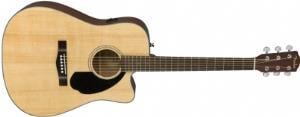 Fender CD-60SCE WN NAT Elektro Akustik Gitar (KILIF+ASKI+JAK+PENA)