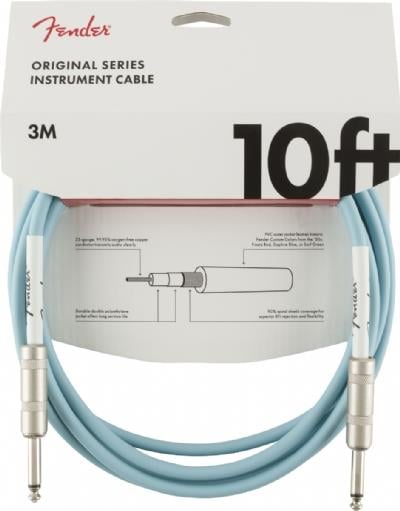 Fender Original Daphne Blue 3 Metre Enstrüman Kablosu 
