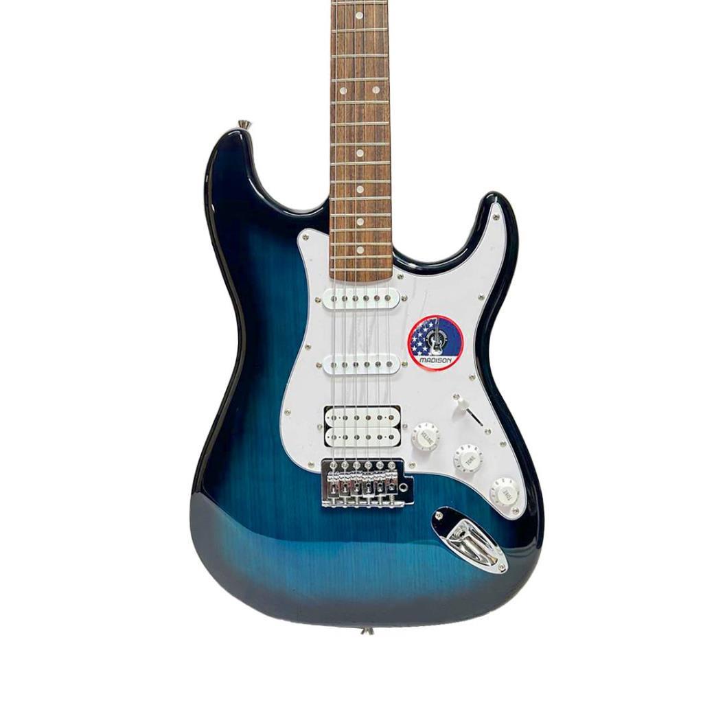 Madison MEG-2BLS Blue Burst Elektro Gitar (KILIF+PENA)