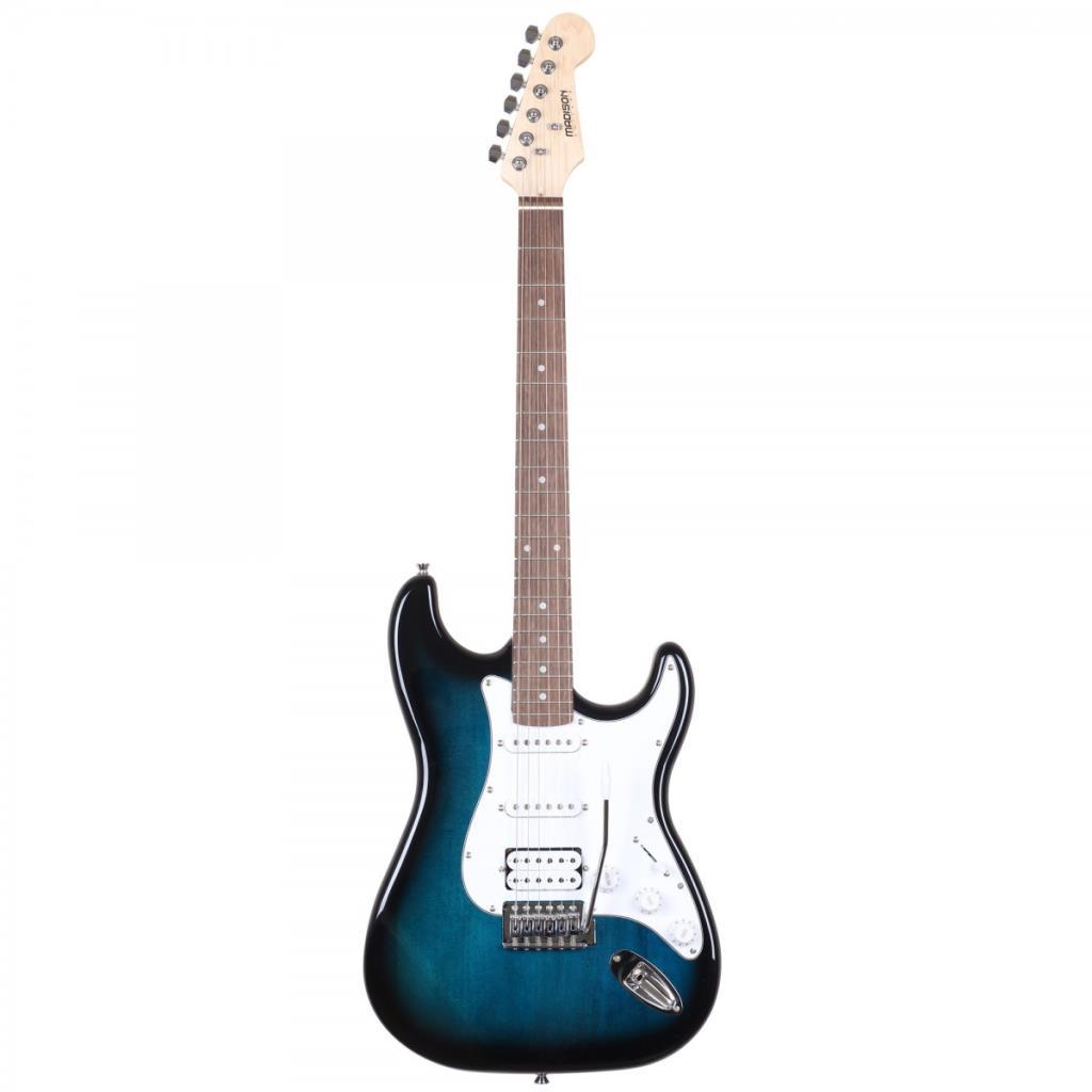 Madison MEG-2BLS Blue Burst Elektro Gitar (KILIF+PENA)