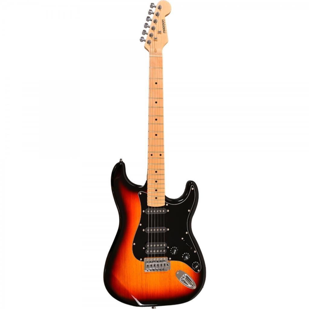 Madison MEG-3TS Sunburst Elektro Gitar (KILIF+PENA)