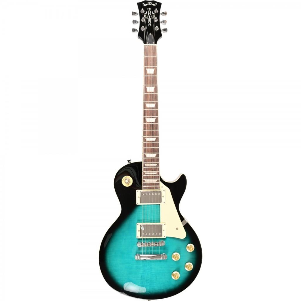 Madison MEG-LPF-BLS Blueburst Elektro Gitar (KILIF+PENA)