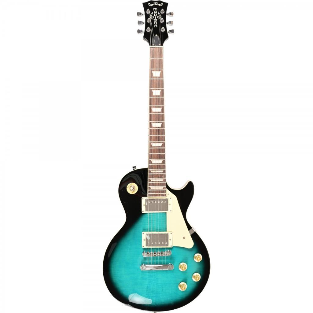 Madison MEG-LPF-BLS Blueburst Elektro Gitar (KILIF+PENA)