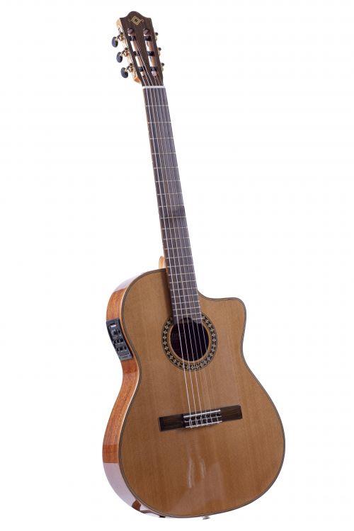 Martinez MP-1 PRE CET Cutaway İnce Kasa Elektro Klasik Gitar