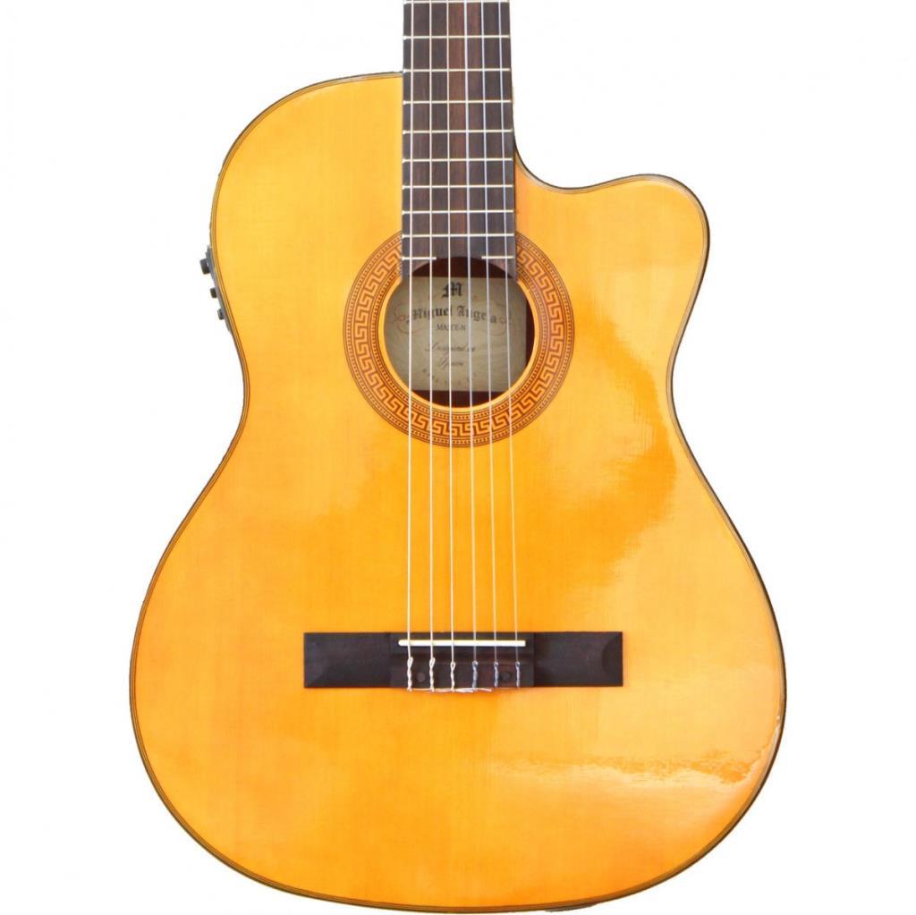 Miguel Angela MA5CE-N Naturel Elektro Klasik Gitar (KILIF+PENA)