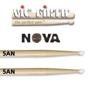 NOVA 5A NYLON TIP, HICKORY Çift Baget