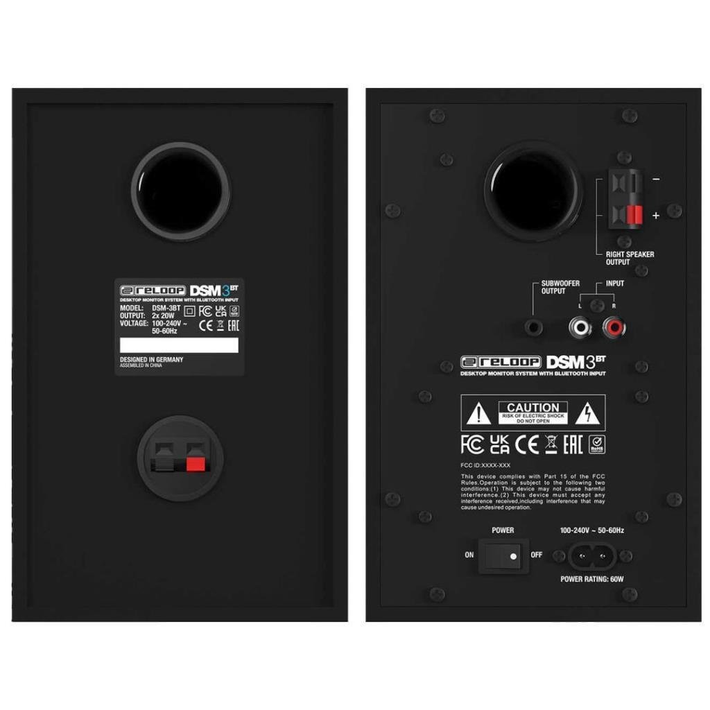 Reloop DSM-3 BT Bluetooth Aktif Stüdyo Referans Monitörü (Çift)