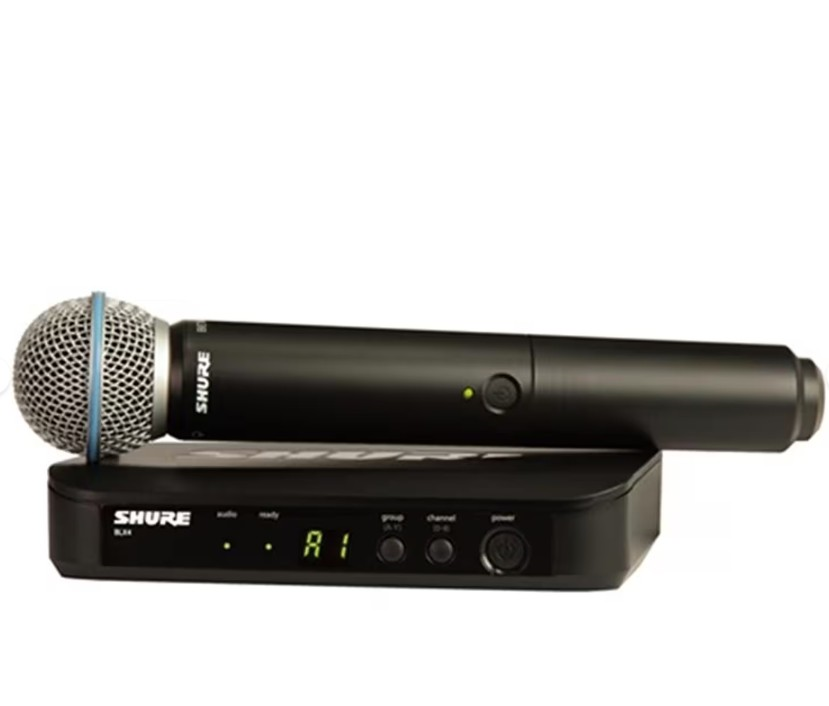 Shure BLX24E/SM58-H8E Telsiz Vokal Mikrofon Seti