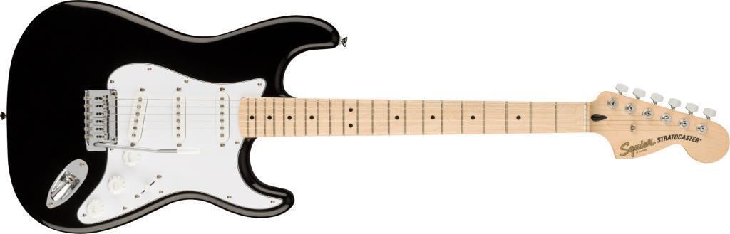 Squier Affinity Strat MN WPG BLK Elektro Gitar (KILIF+PENA)