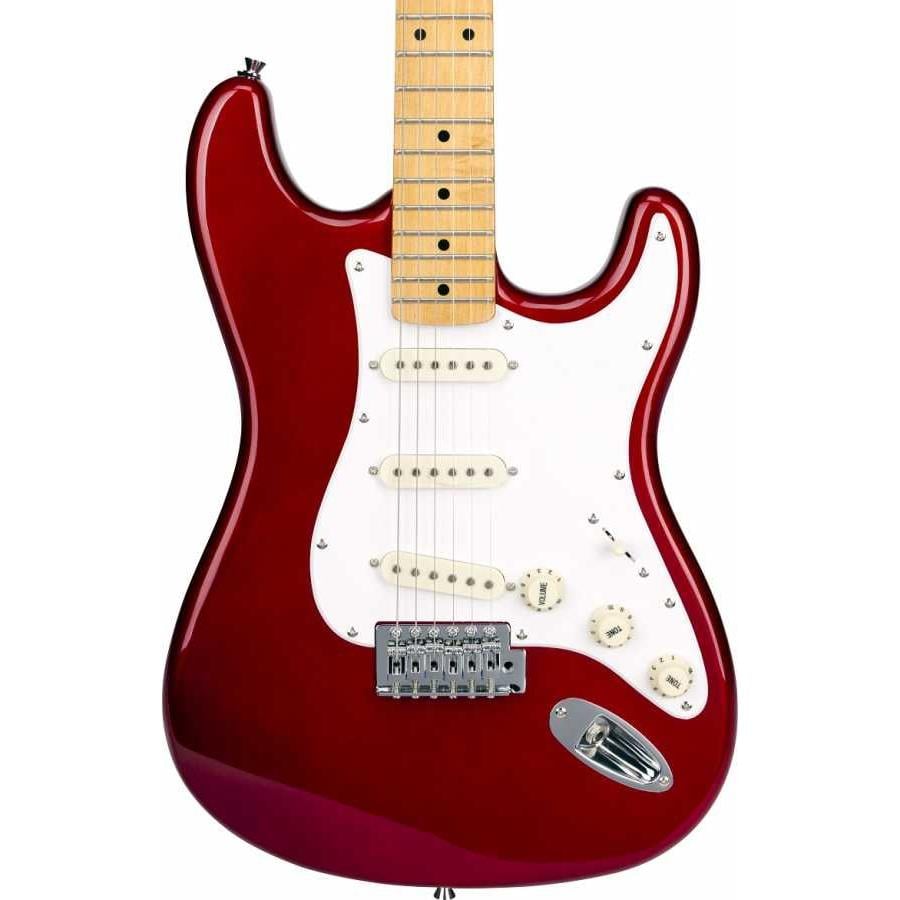 SX SST57+ Stratocaster Elektro Gitar (Candy Apple Red)