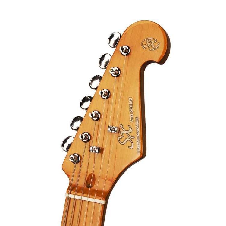 SX SST57+ Stratocaster Elektro Gitar (Vintage White)