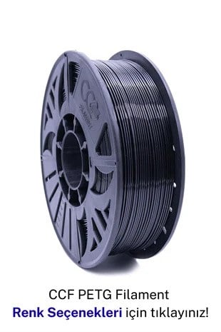 CCF PETG Filament Siyah