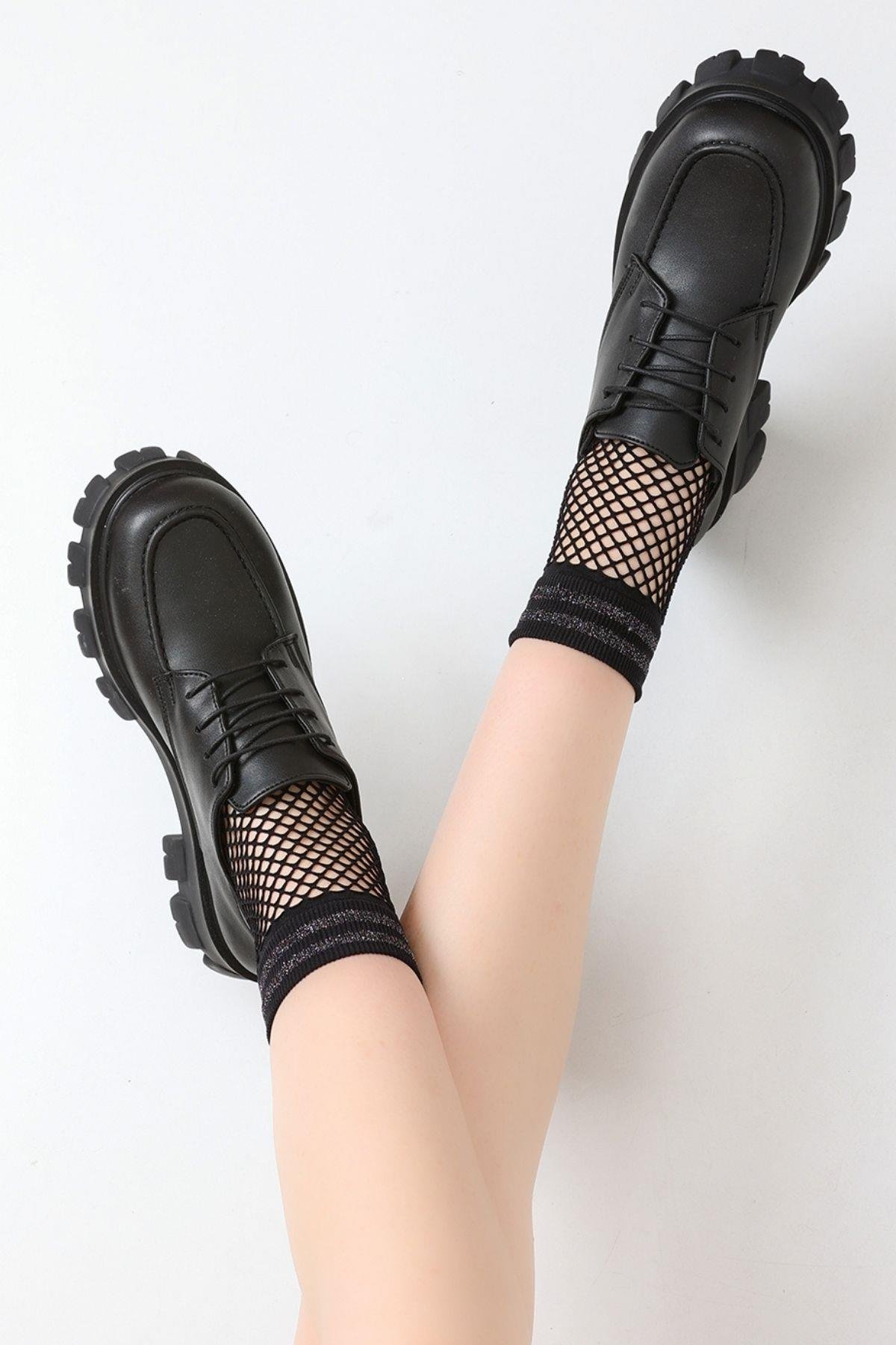 AGATHA SİYAH LOAFER
