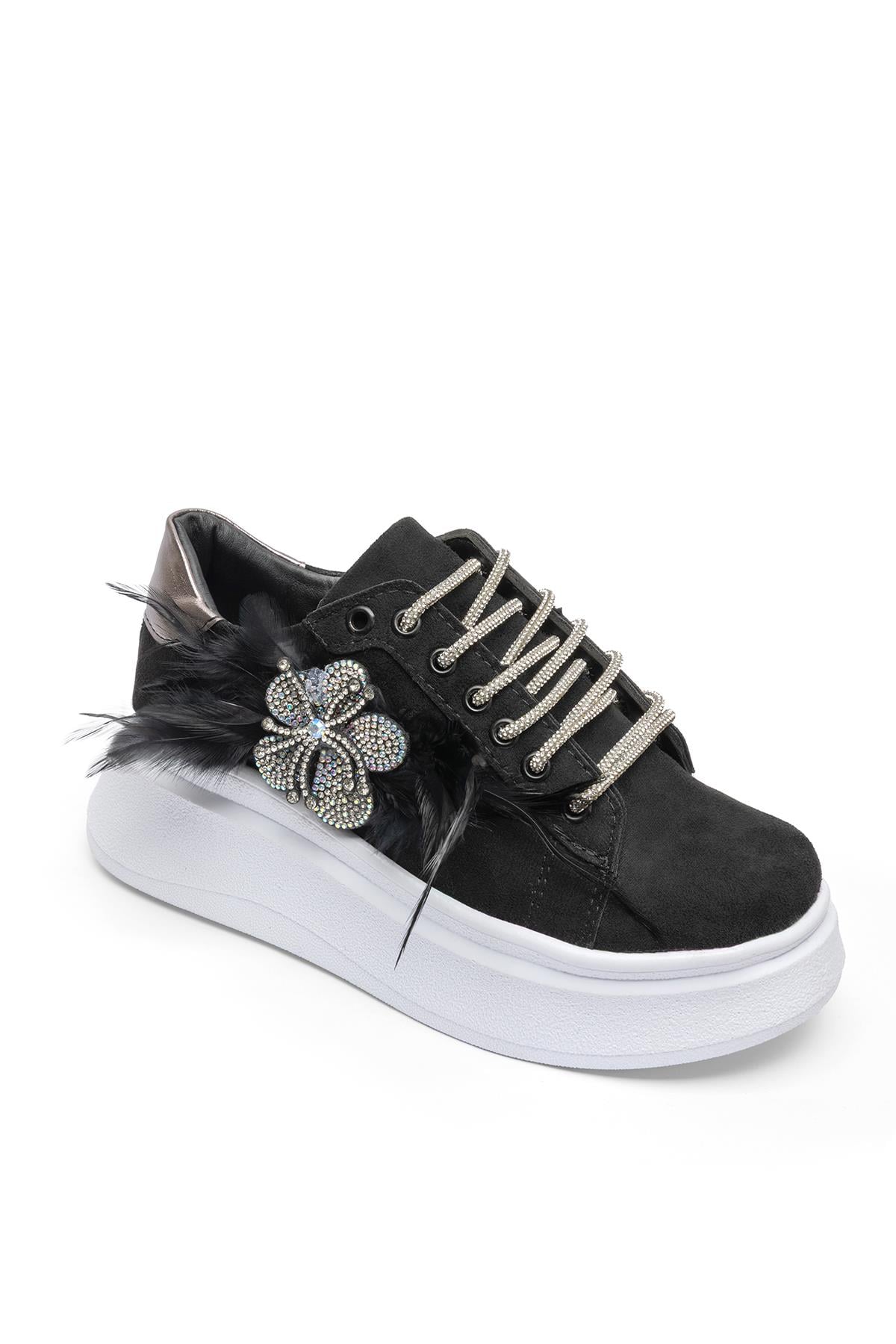 Barbara Sparkle Sneakers Siyah