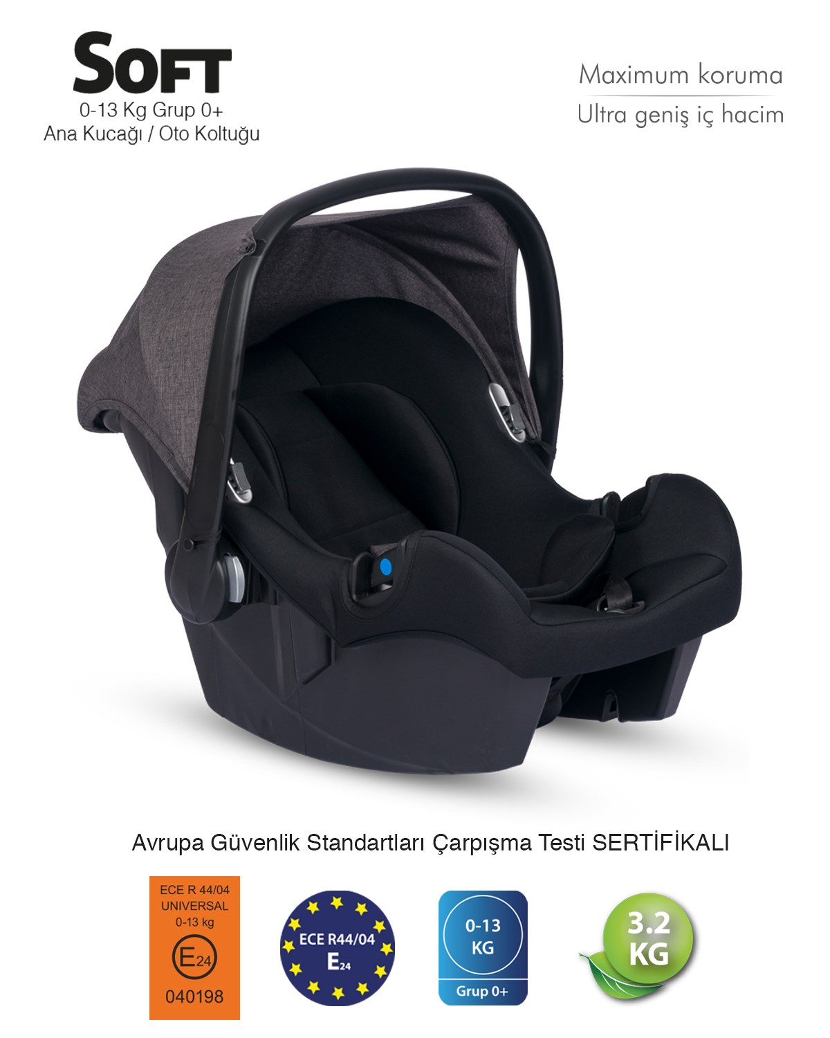 Comfort Plus Siyah Travel Sistem-Antrasit