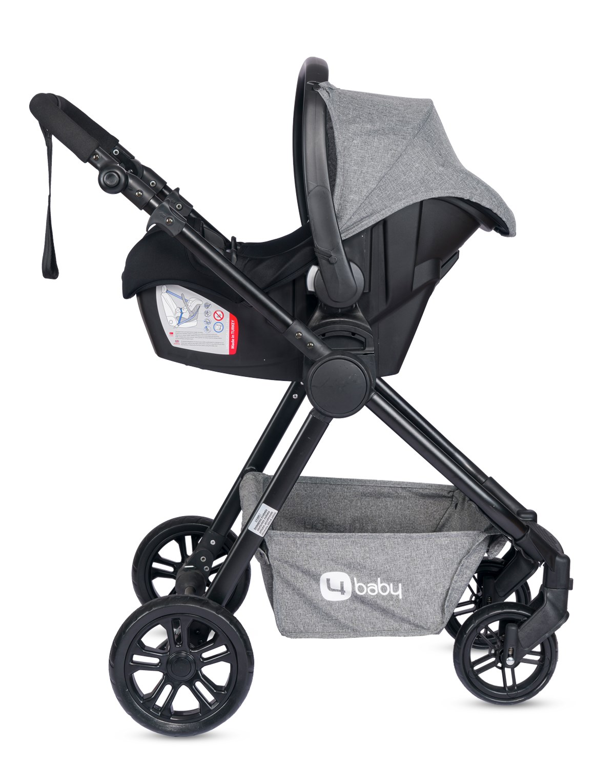 Comfort Plus Siyah Travel Sistem-Gri